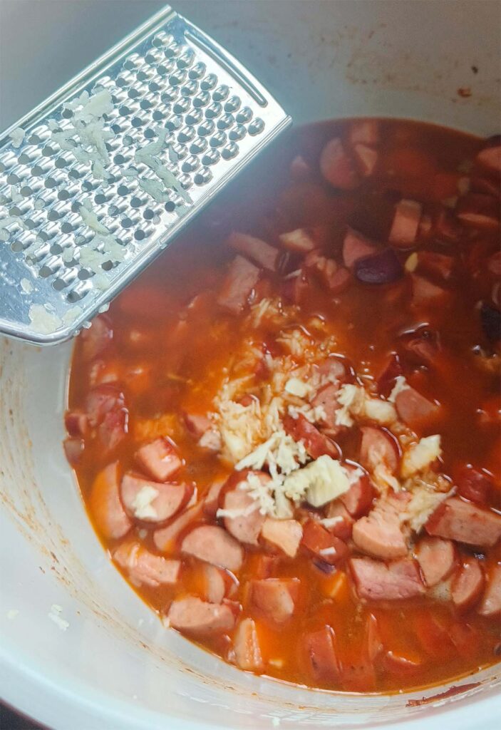 łazanki ze świeżej kapusty