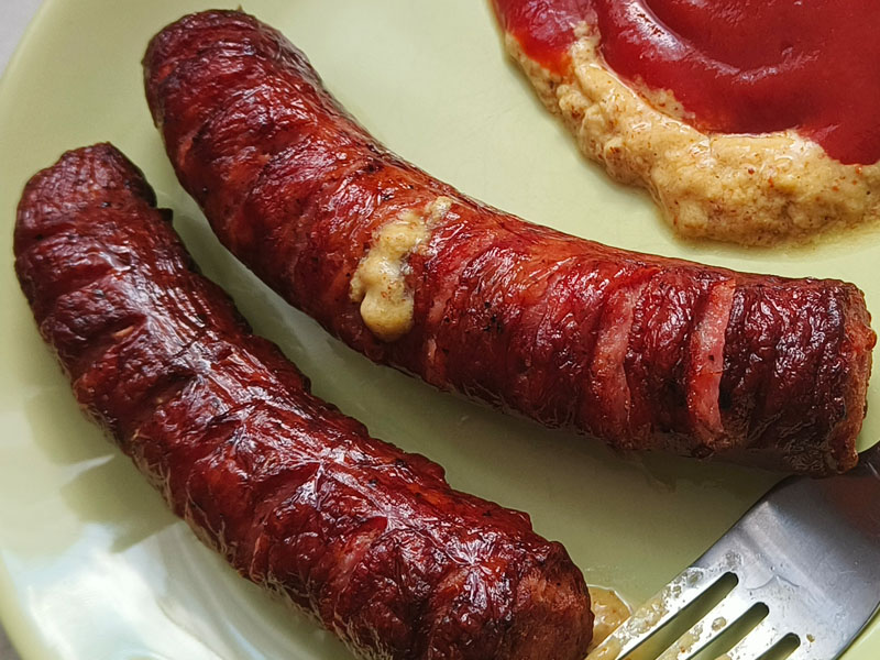 kiełbasa z grilla w Ninja Foodi